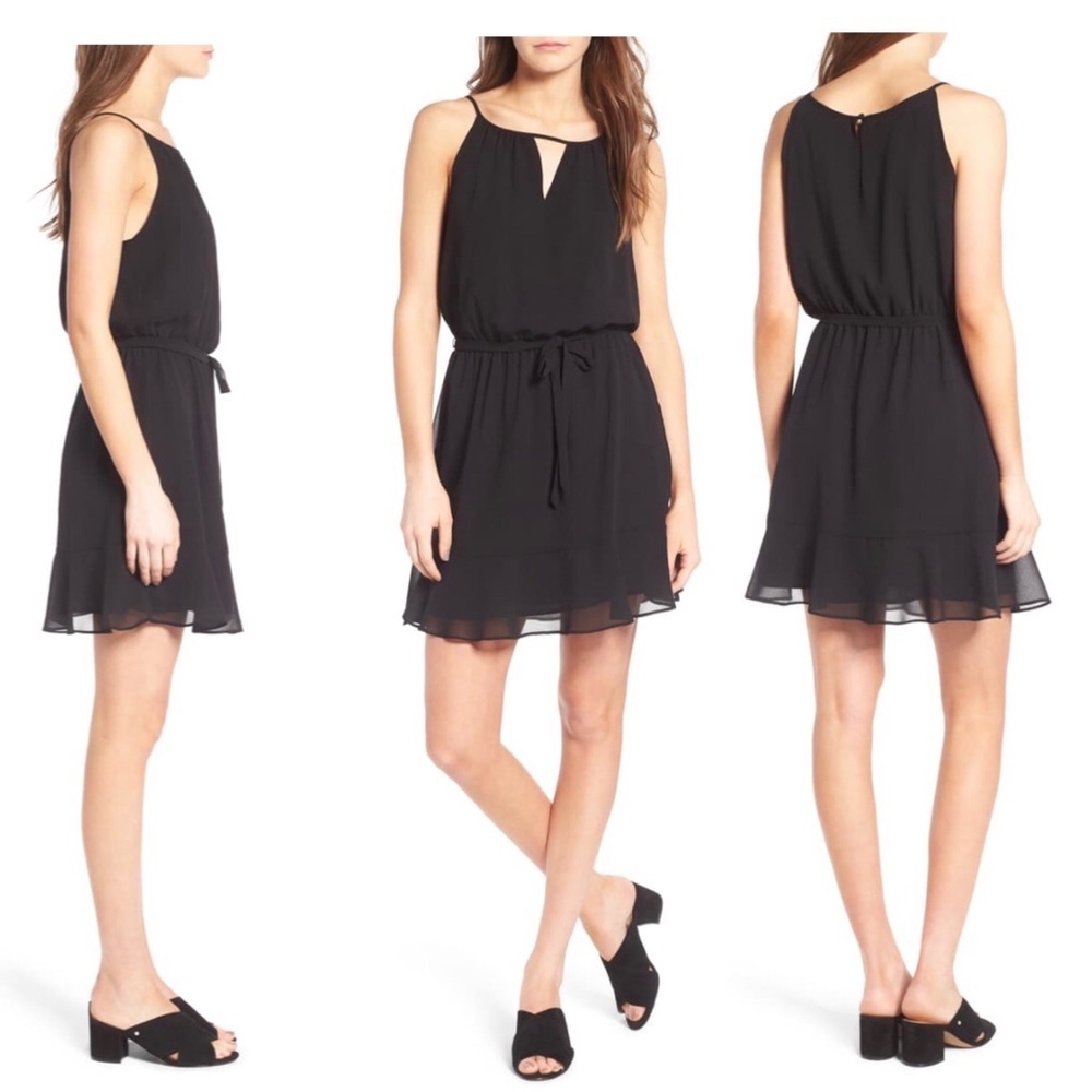 Cupcakes & Cashmere Black Kayden Mini Dress - Size Small Nordstrom